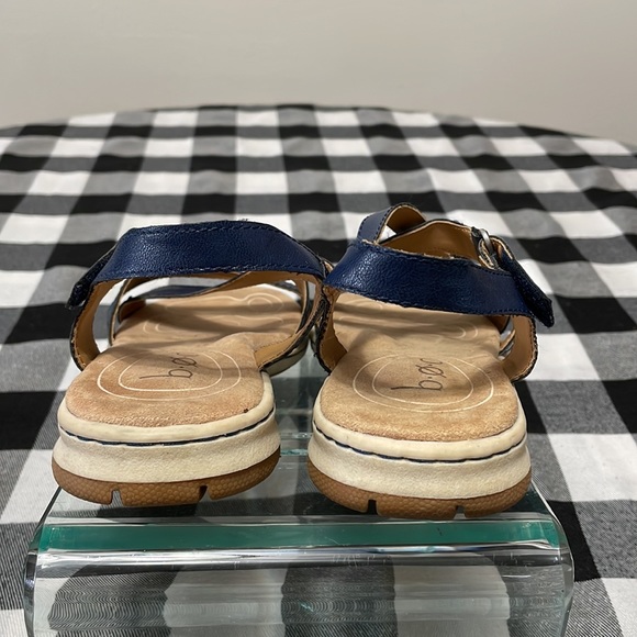 Born B.O.C. Camelia Sandals Size 6M Slingback Strappy Open-Toe Blue - Picture 5 of 10